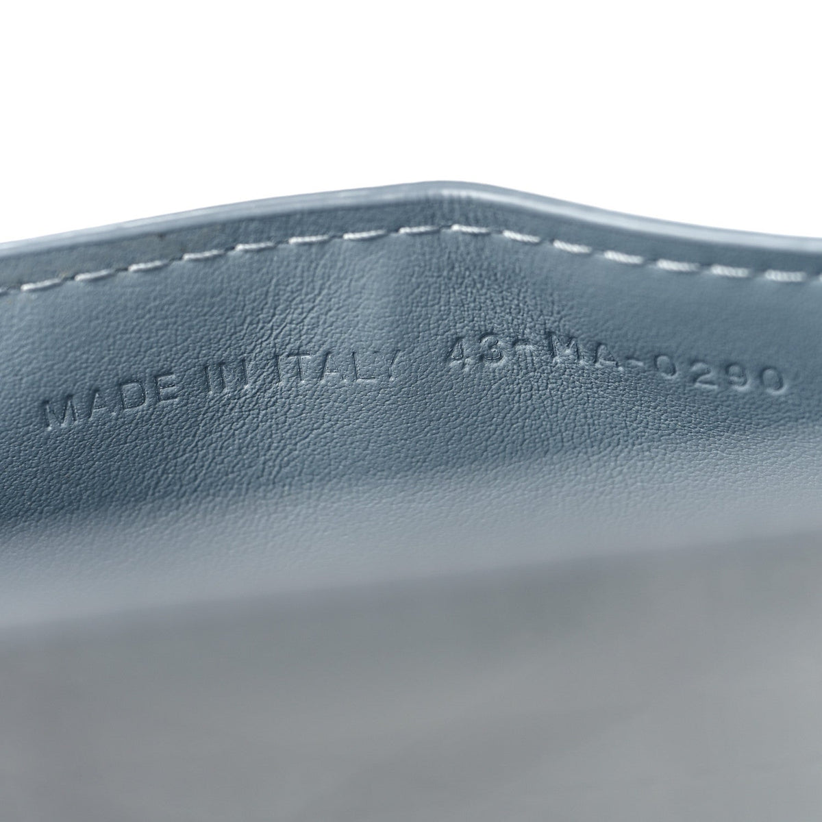 Patent Cannage Mini Waist Pouch on Chain Denim