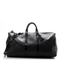 Damier Graphite Keepall Bandouliere 55