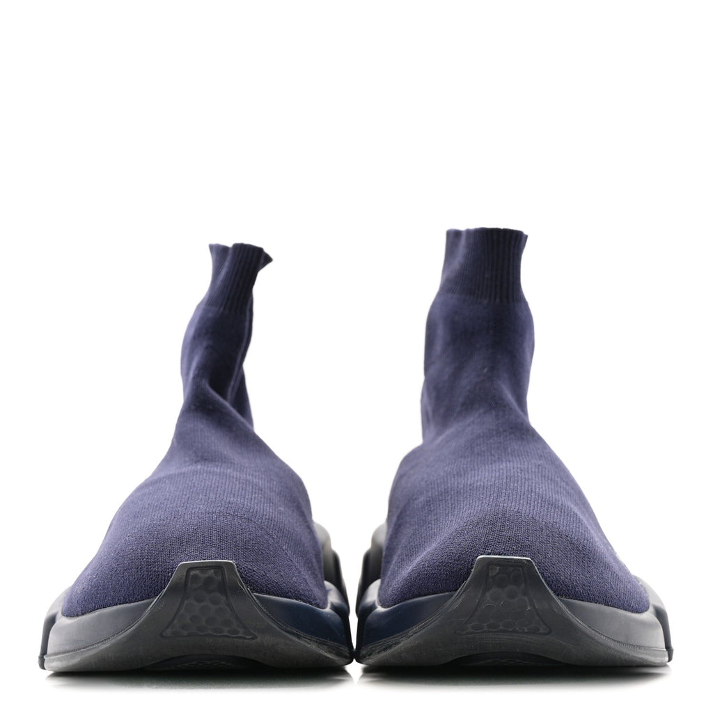 Neoprene Knit Mens Speed Sneakers 42 Bleu Marine