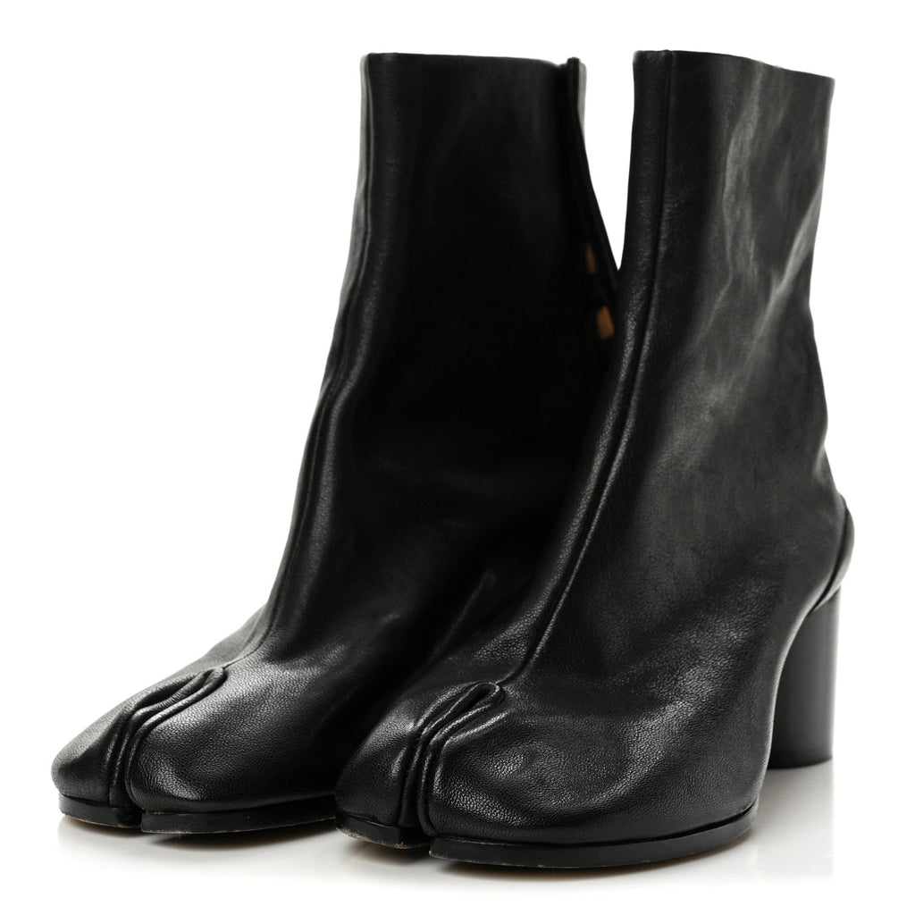 Nappa Tabi 60mm Ankle Boots 37 Black