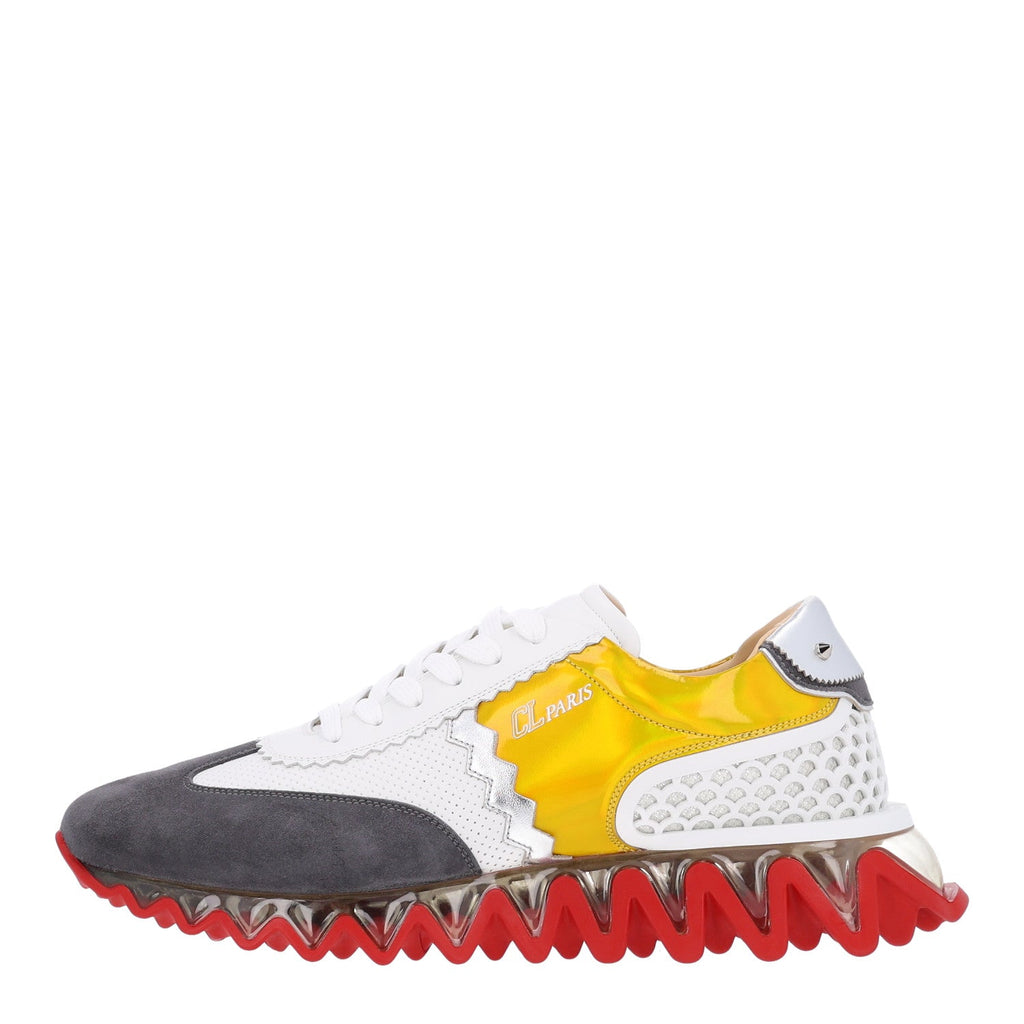 Suede Calfskin Mens Loubishark Sneakers 43 Versio
