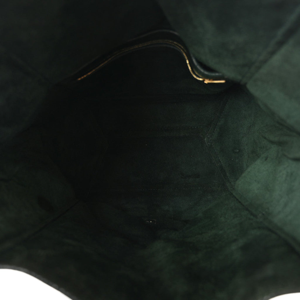 Soft Grained Calfskin Sangle Bucket Bag Amazone