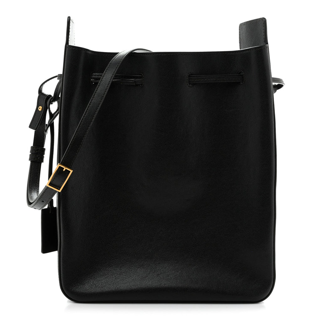 Calfskin Large Bucket Bag New Vert Fonce