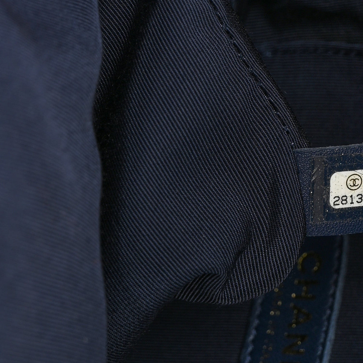 Tweed Front Pocket Backpack Navy