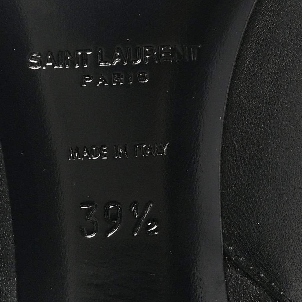 Nappa Vendome Loulou Ankle Zip Boot 39.5 Black