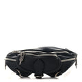 Grained Calfskin Snat Pack Gunslinger Waist Bag Black