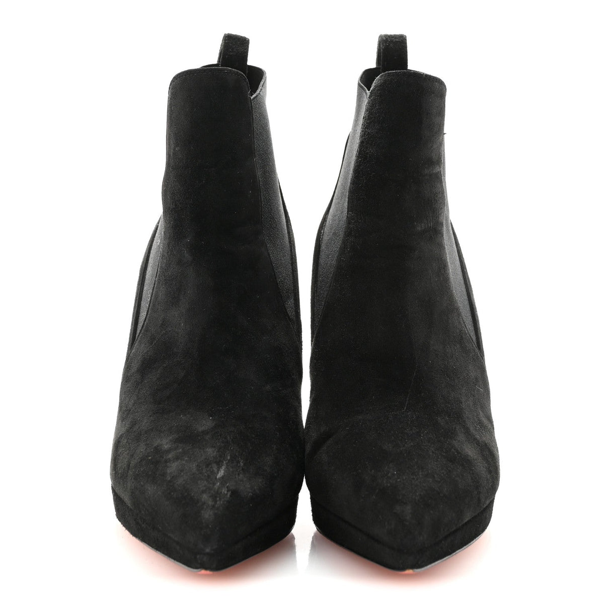 Suede Crochinetta 100 Ankle Boots 37.5 Black
