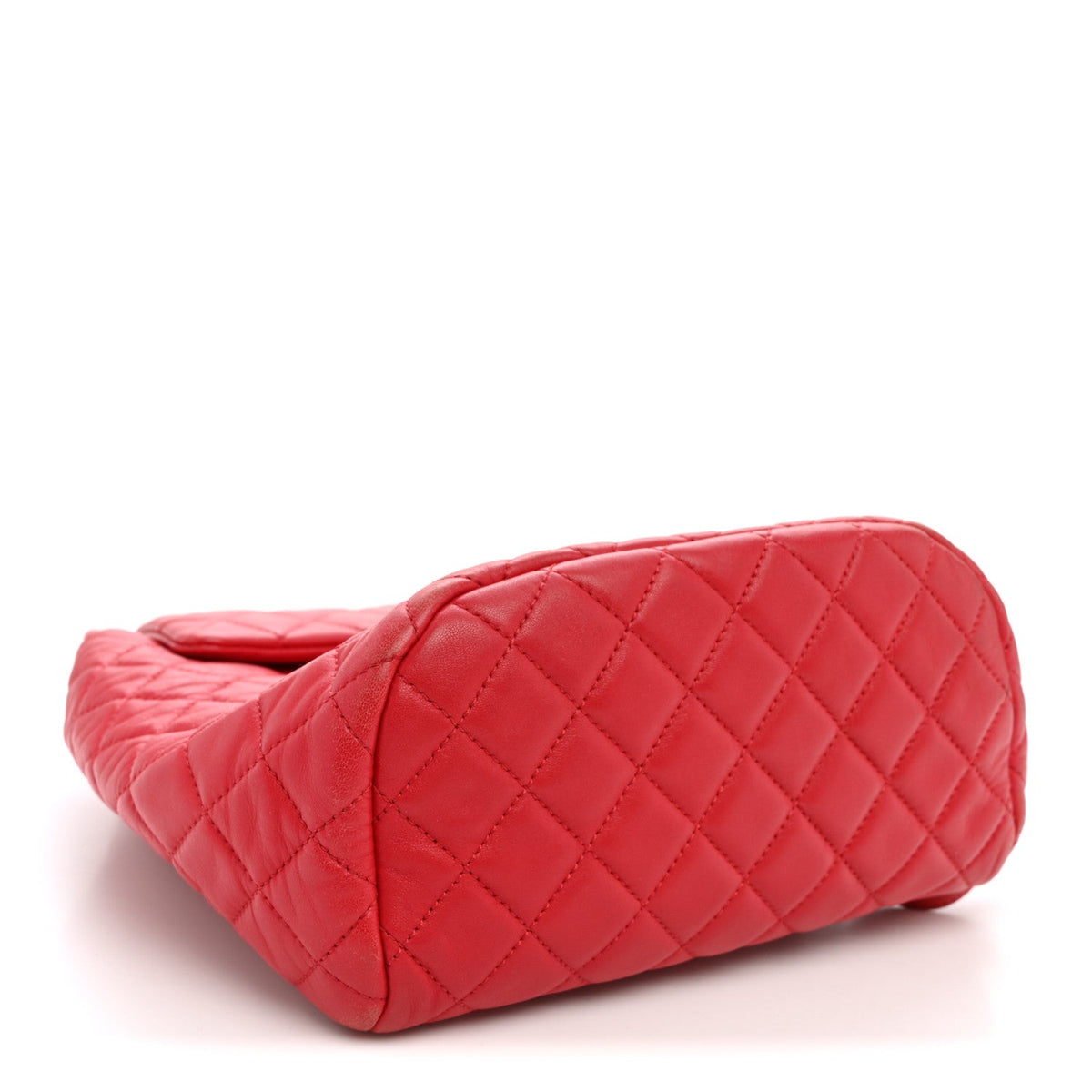 Lambskin Quilted Small Urban Spirit Backpack Red