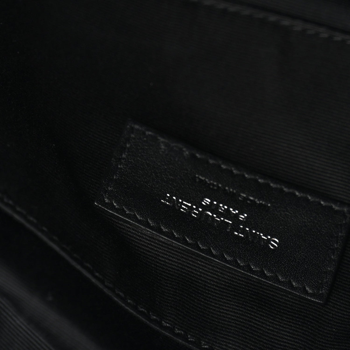 Lambskin Monogram Belt Bag Black
