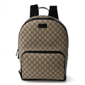 GG Supreme Monogram Medium Backpack Black