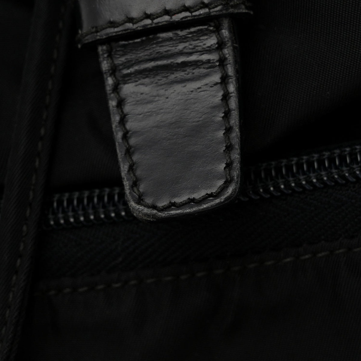Tessuto Nylon Vela Cinch Backpack Black
