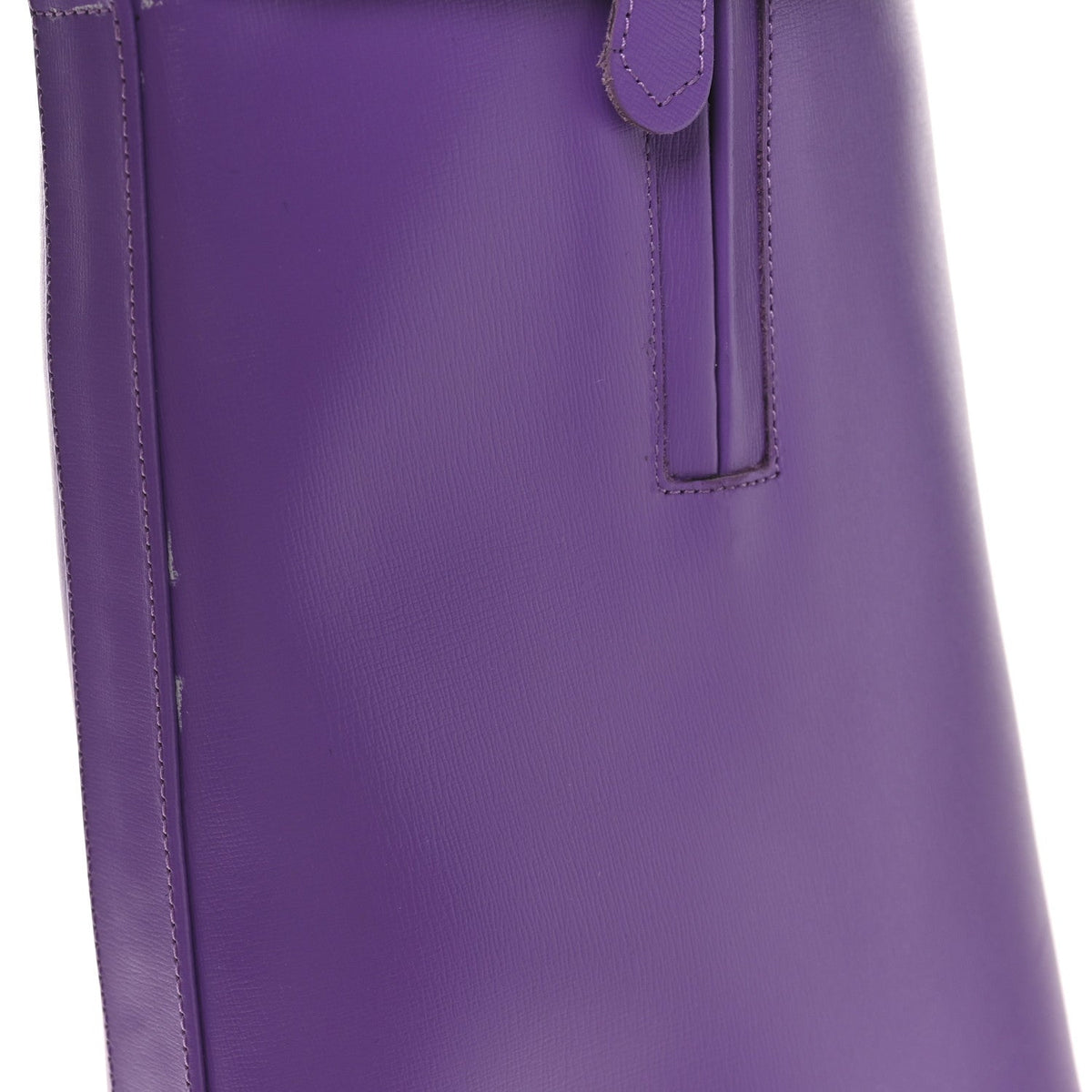 Calfskin Shark Lock Ankle Boots 35 Ultraviolet