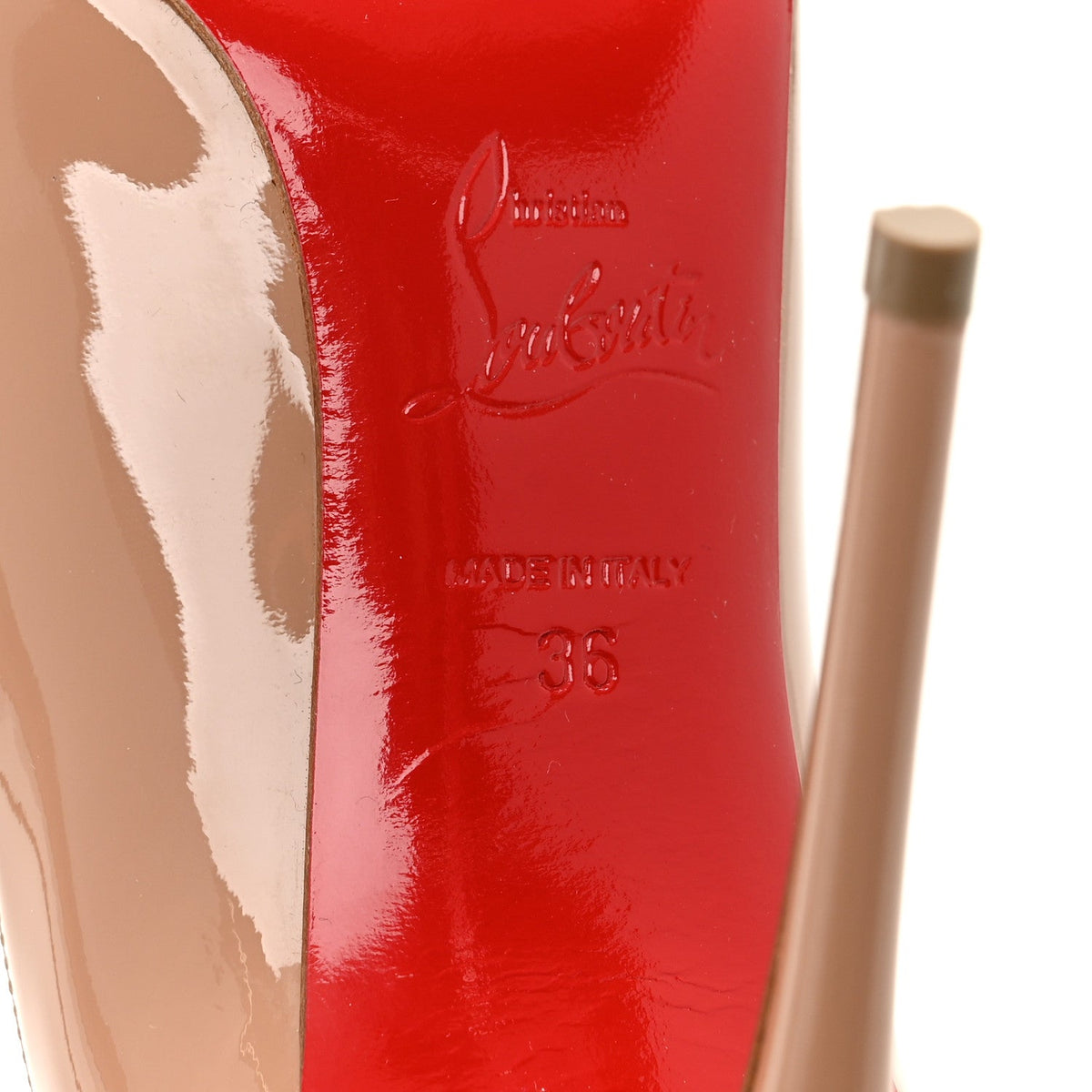 Patent Pigalle Follies 100 Pumps 36 Nude
