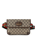 GG Supreme Monogram Neo Vintage Web Belt Bag Brown