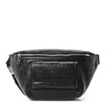 Calfskin GG Tennis Embossed Pocket Belt Bag Black