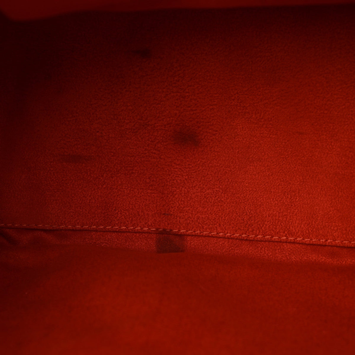 Drummed Calfskin Mini Luggage Coquelicot