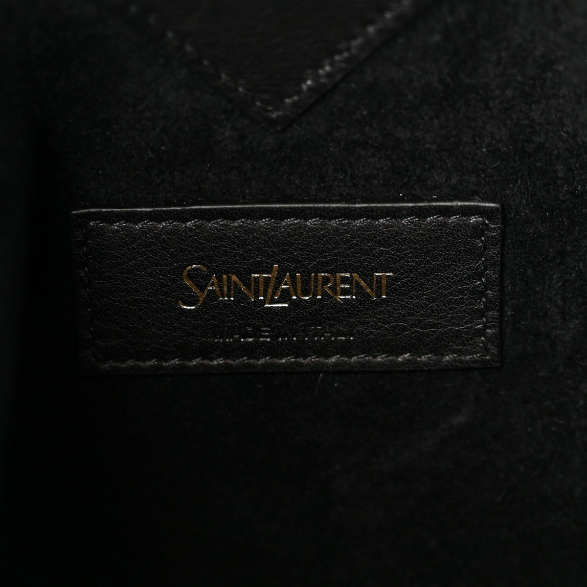 Smooth Calfskin Y Small Bucket Bag Black
