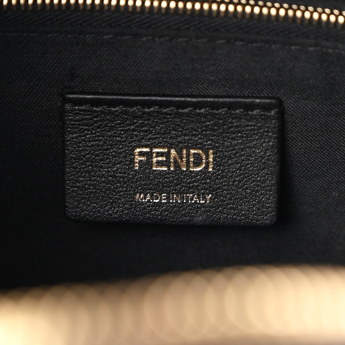 Vitello Bi-Color FF 1974 Embossed Mini Backpack Maya Black