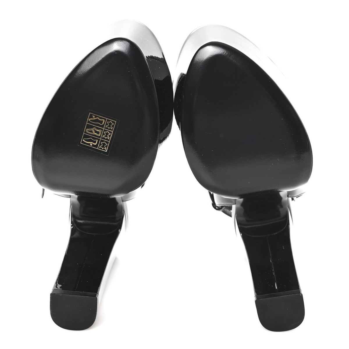 Vernice Grupy Sexy 95 Tanouk Platform Sandals 39 Black
