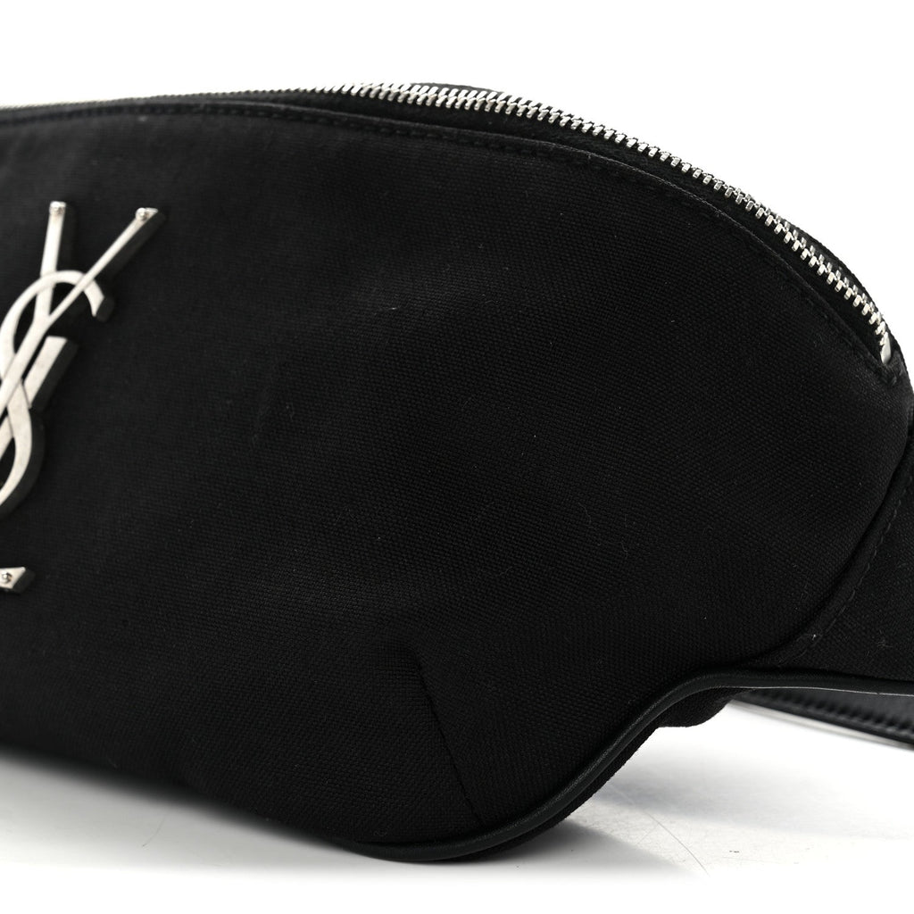 Canvas Monogram Belt Bag Black