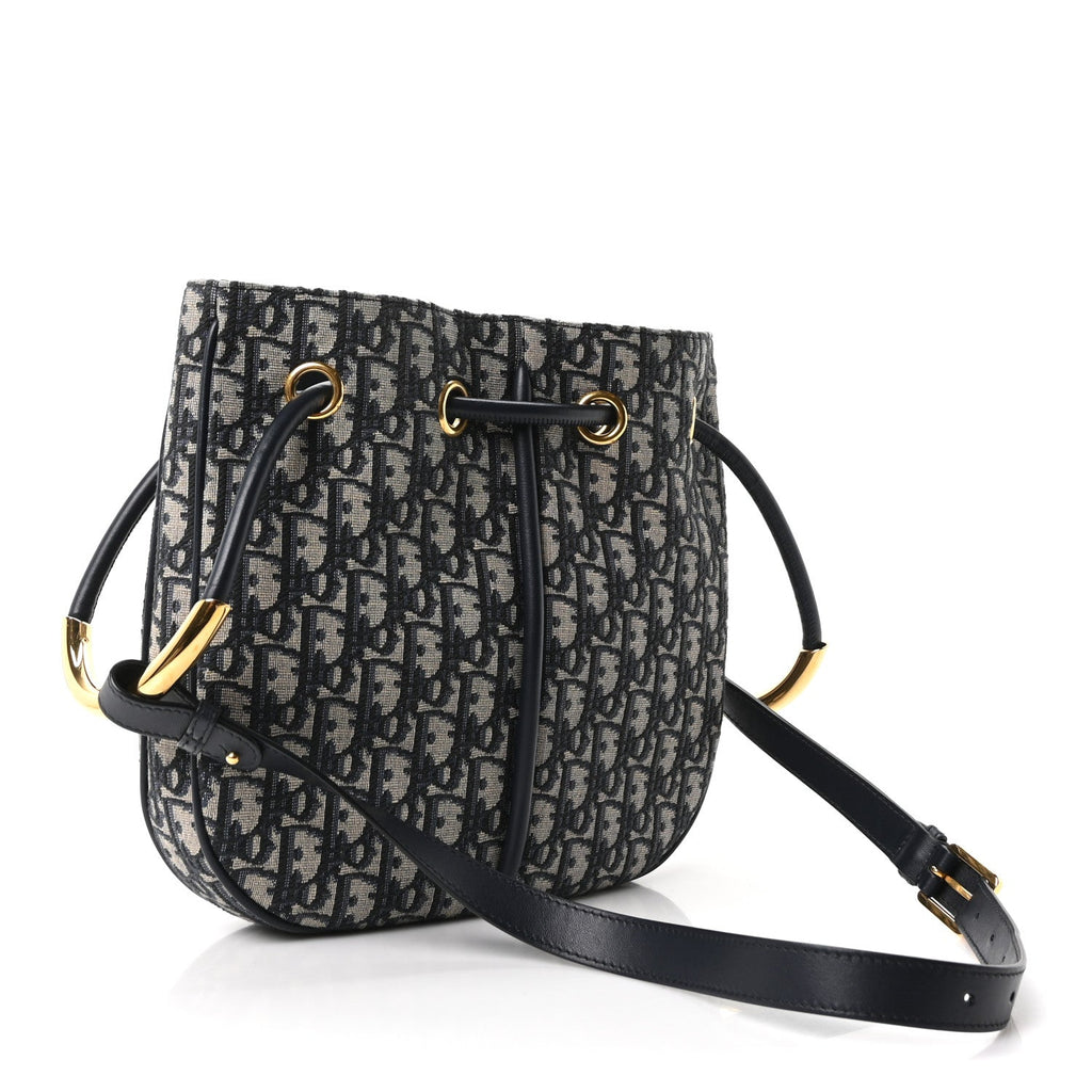 Oblique Medium Nolita Bucket Bag Blue