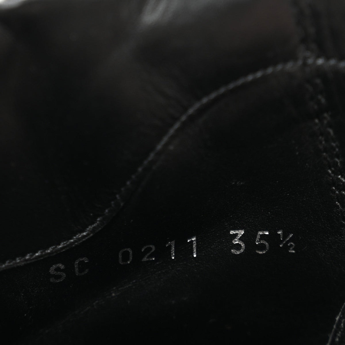 Suede Calfskin Jacquard Since 1854 Laureate Platform Desert Boots 35.5 Black