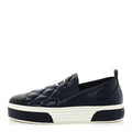 Lambskin Quilted Womens CC Stroll Sneakers 36.5 Dark Blue Black