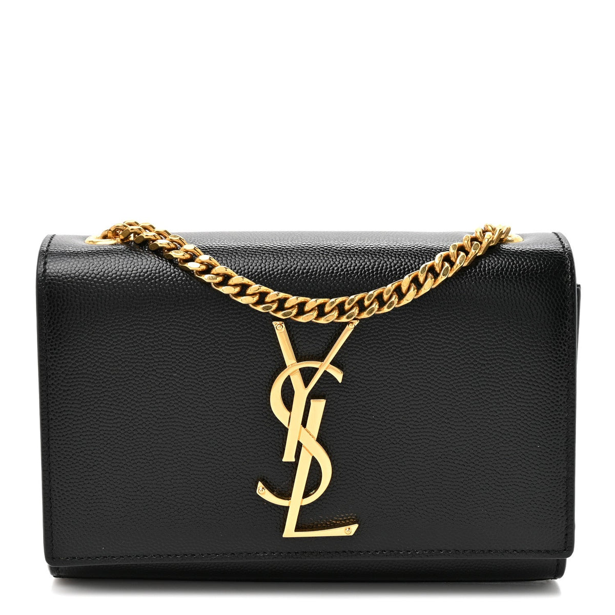 Grain De Poudre Small Monogram Kate Satchel Black