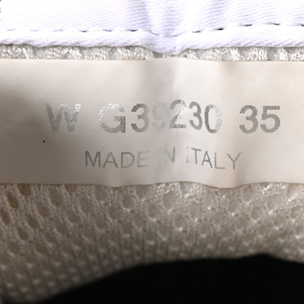 Printed Suede Calfskin CC Sneakers 35 Black White