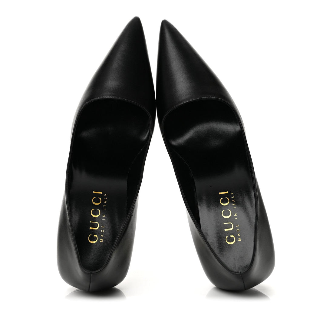 Calfskin Bombshell Pumps 37 Black