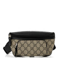 GG Supreme Monogram Belt Bag Black