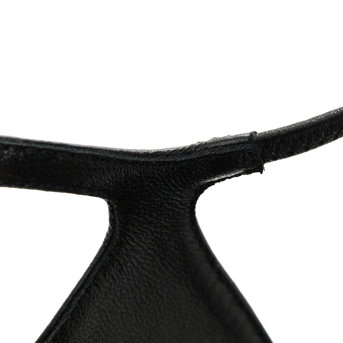 Lambskin Pointed Cap Toe CC Slingback Pumps 38 Black