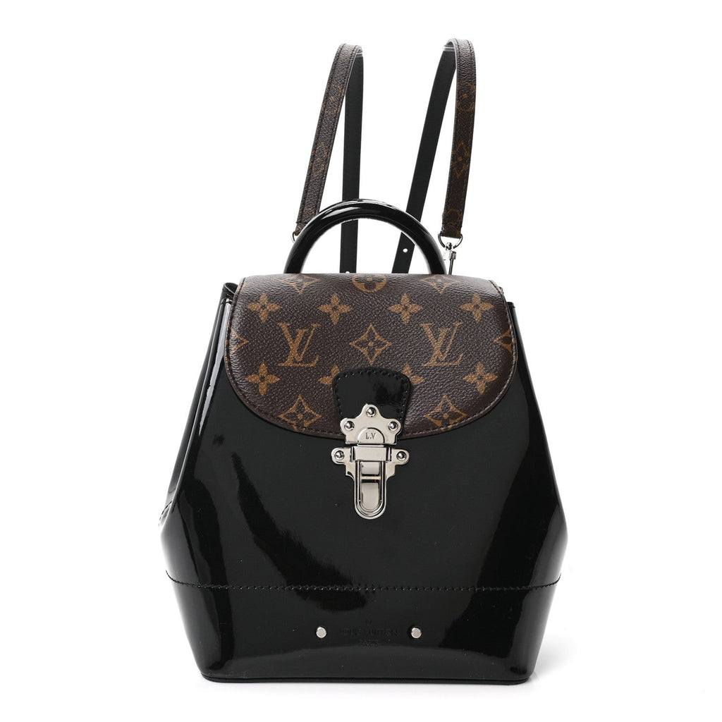 Patent Monogram Hot Springs Backpack Black