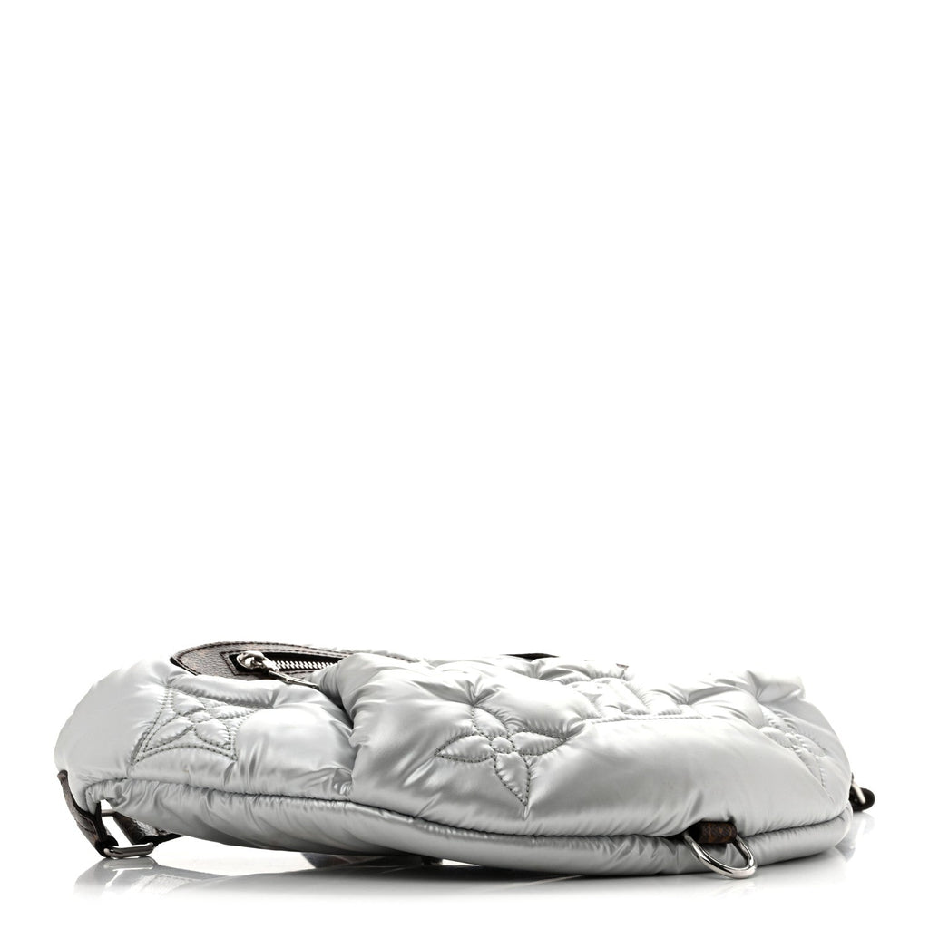 Econyl Monogram Pillow Bumbag Silver