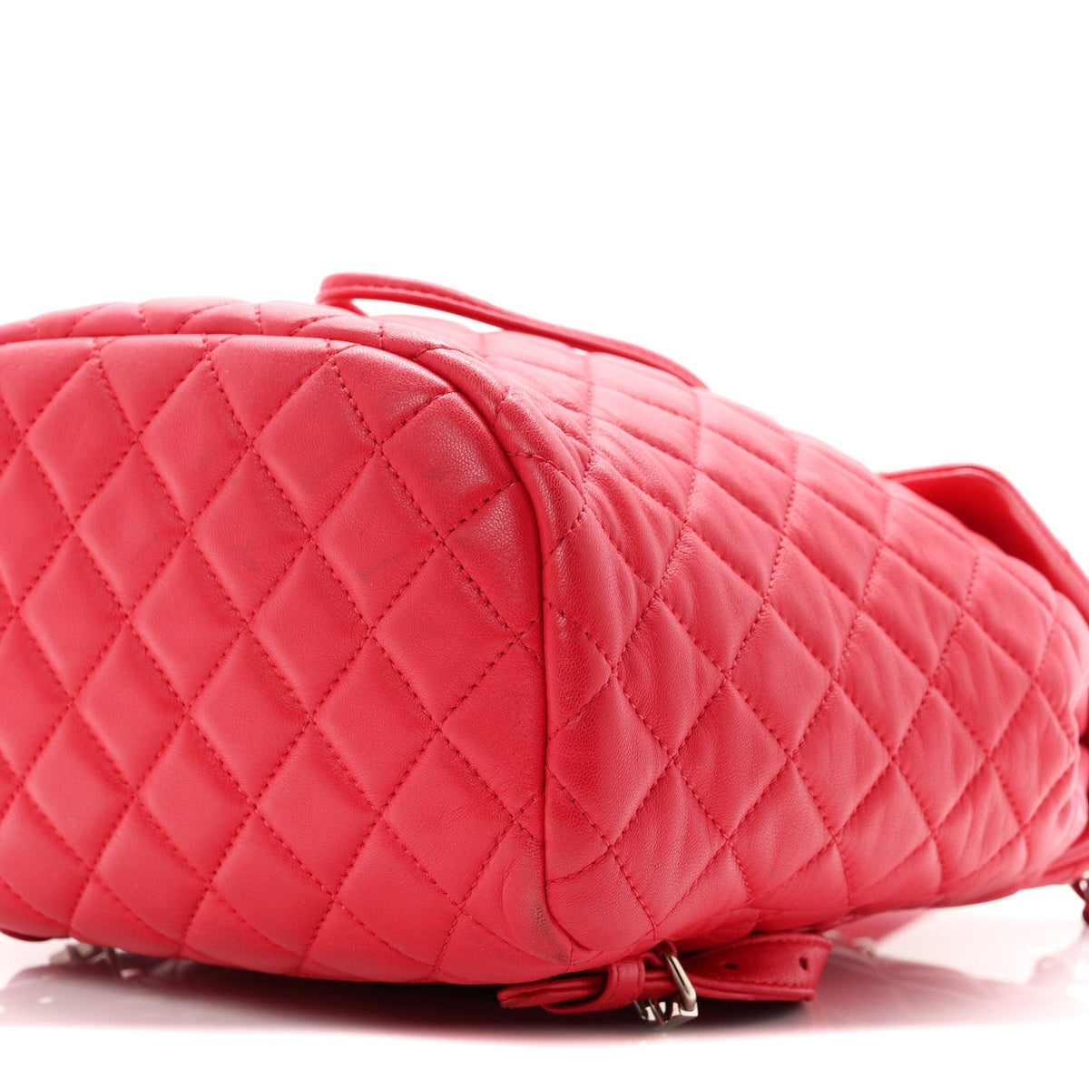 Lambskin Quilted Small Urban Spirit Backpack Dark Pink