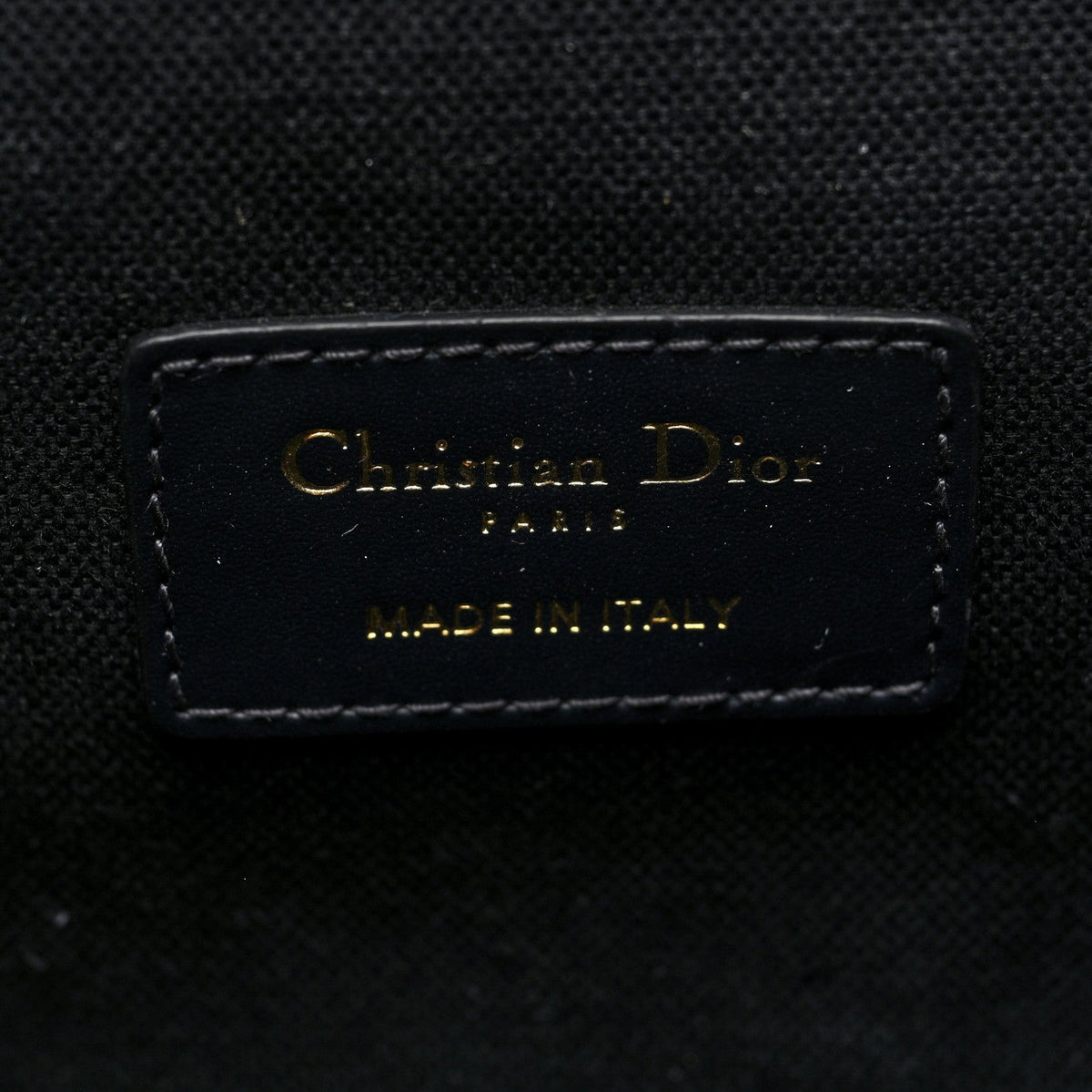 Oblique Calfskin Medium C'est Dior Bucket Bag Blue