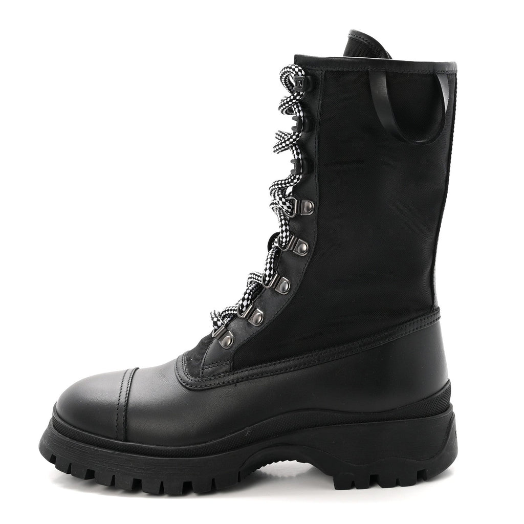 Vitello Montana Neoprene Combat Boots 36 Black