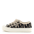 Canvas Oblique Walk'N'Dior Low Top Sneakers 36 Deep Blue