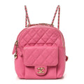 Caviar Quilted Small CC Day Backpack Pink