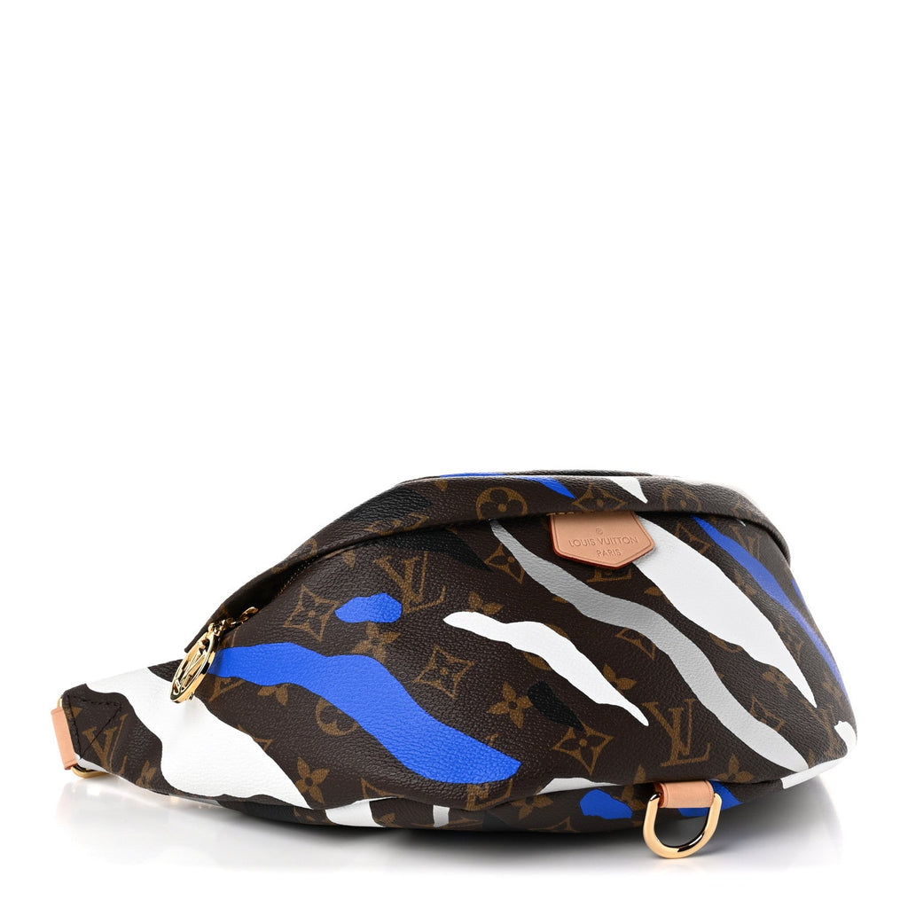 x LOL Monogram Bumbag Blue Silver