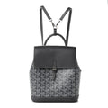 Goyardine Calfskin Mini Alpin Backpack Grey