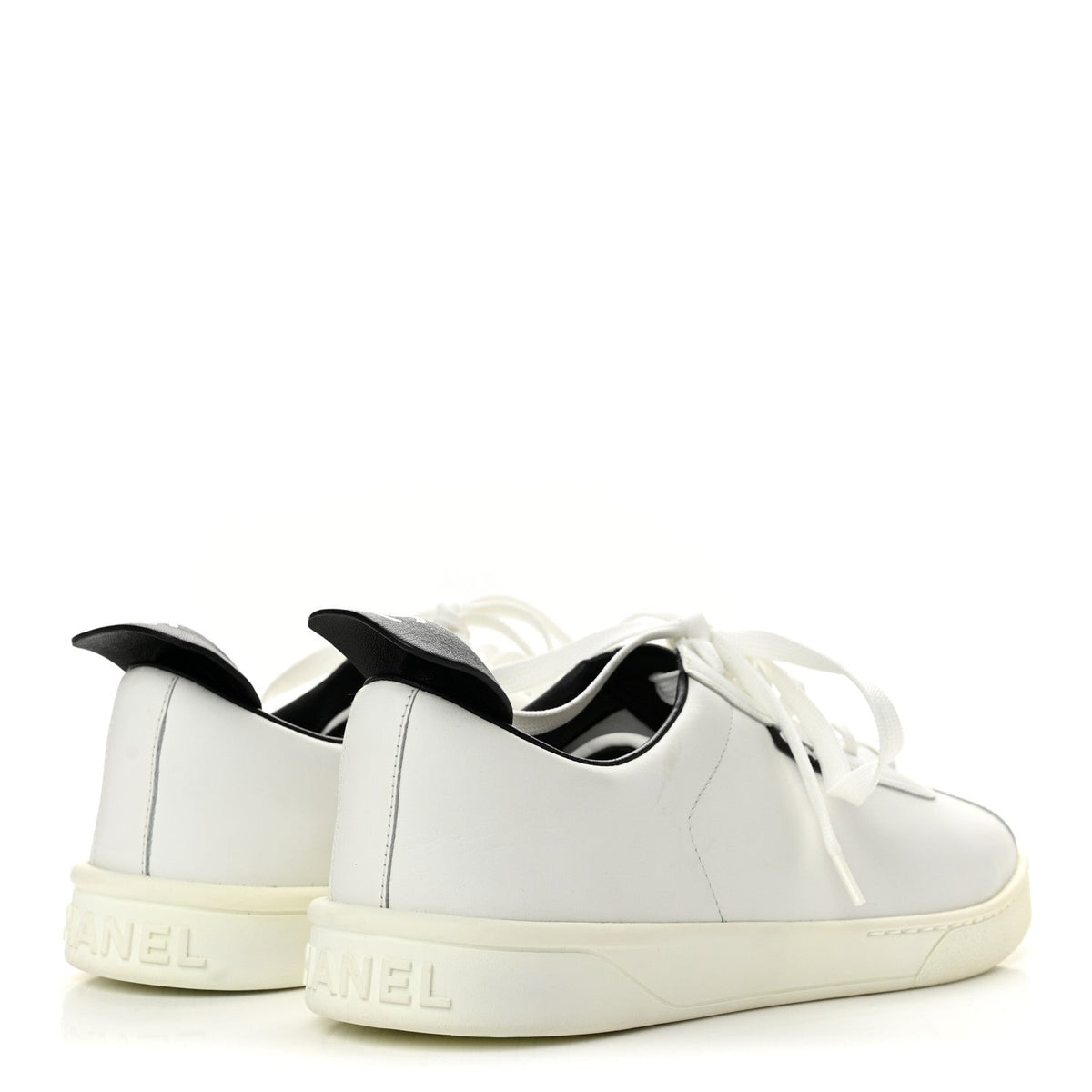 Calfskin Mens CC Sneakers 41 White