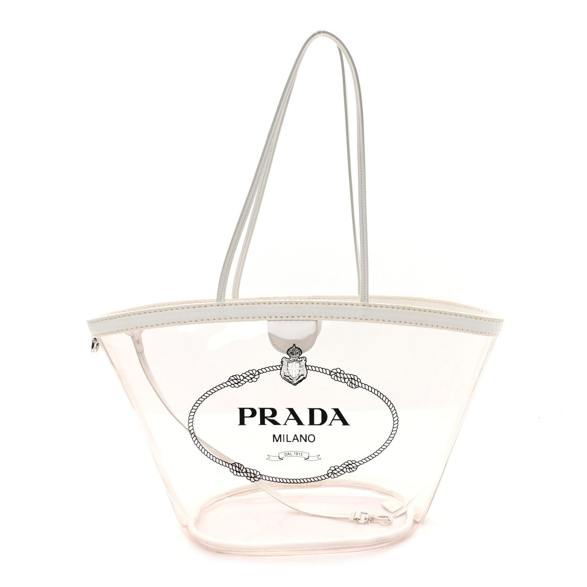 PVC Canapa Tote White