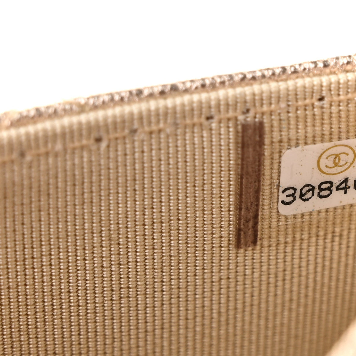 Metallic Lambskin Quilted Belt Bag Gold