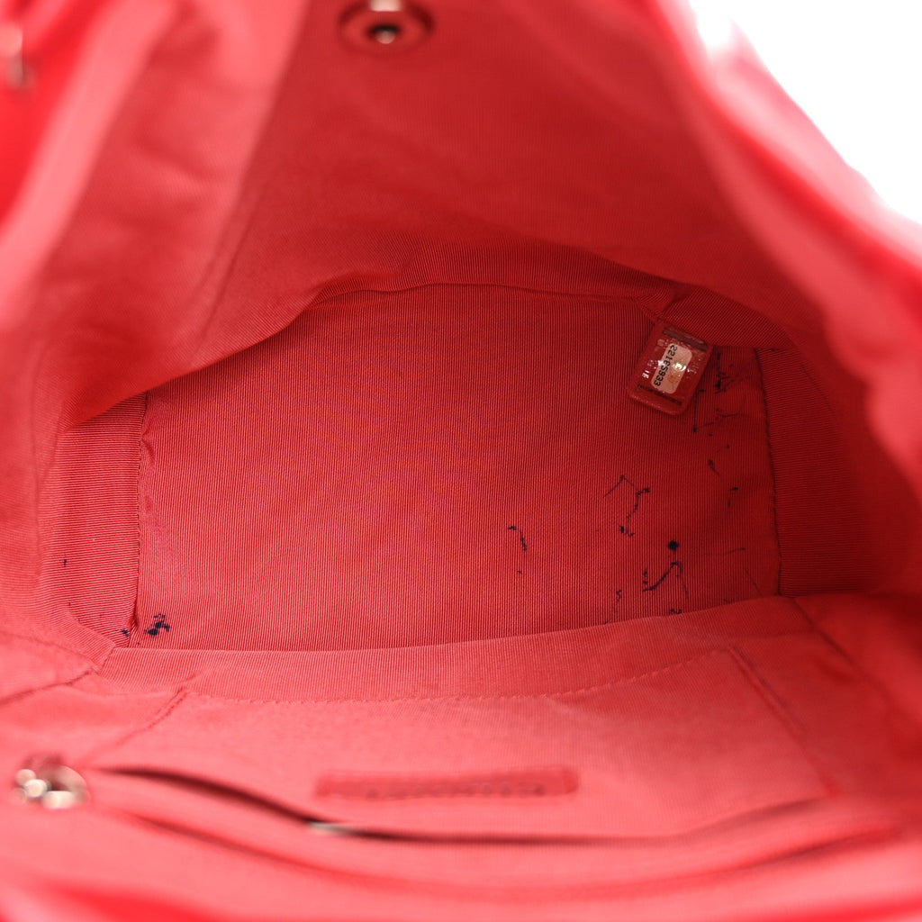 Lambskin Quilted Small Urban Spirit Backpack Red