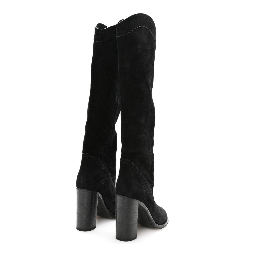 Kate 105 Western Knee High Boots 38 Black
