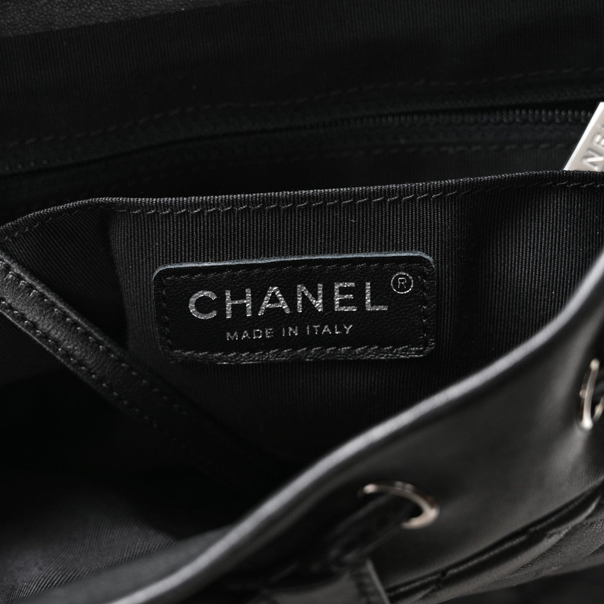 Lambskin Quilted Large Urban Spirit Backpack Black