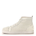 Nappa Laminato Dino Spikes Mens Yang Louis Flat Sneakers 45 Latte Silver