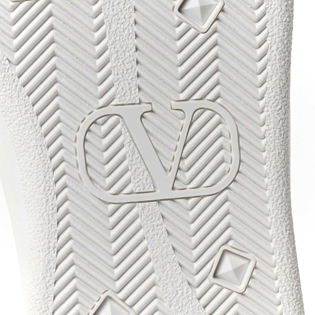 Calfskin Mens Backnet Sneakers 46 White