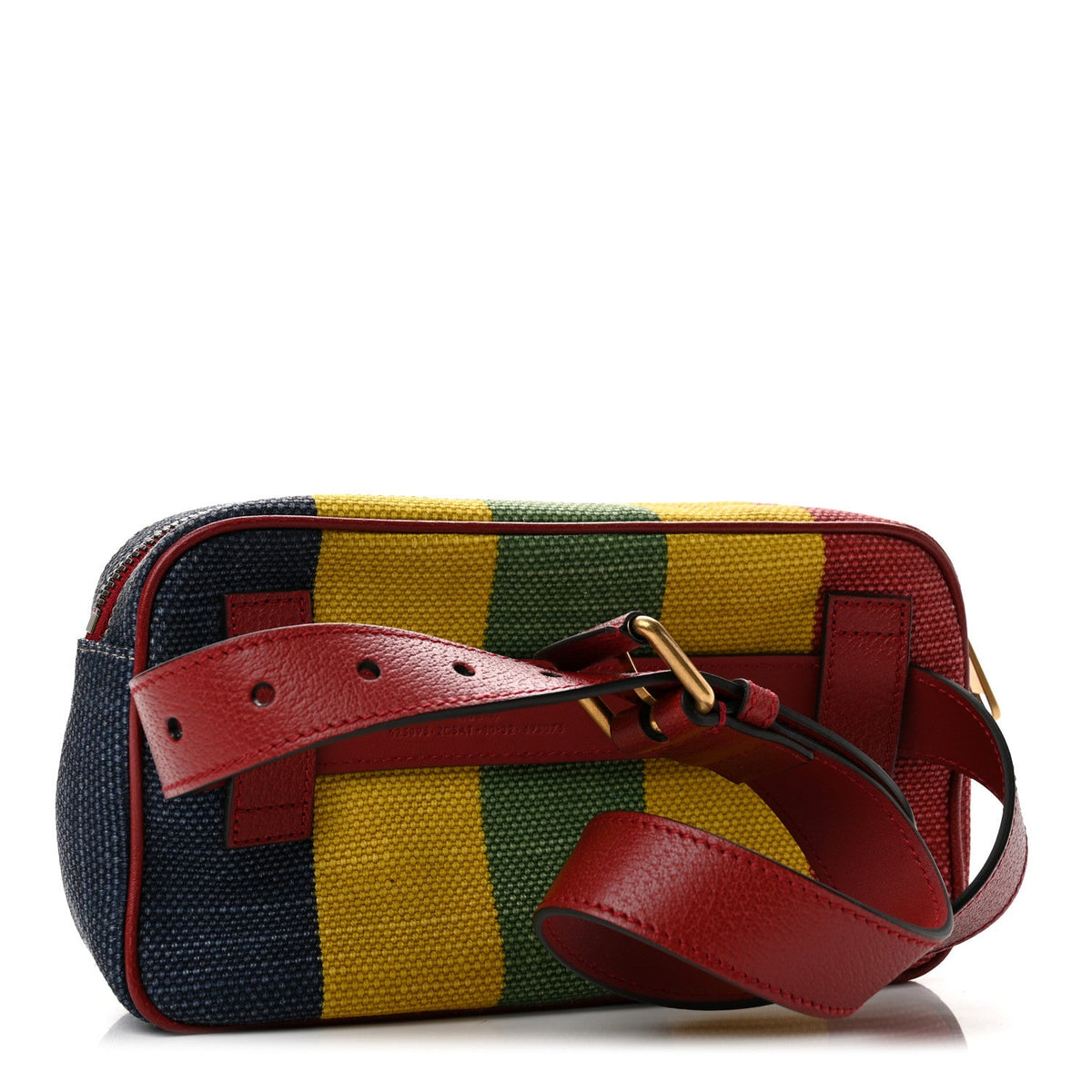 Canvas Marley Stripe Script Logo Gucci 100 Belt Bag 80 32 Multicolor